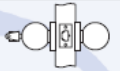Arrow Single Cylinder Door Knob Classroom Function