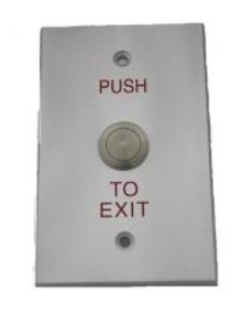 Exit Push Button with Wide Face Plate
