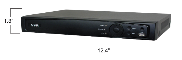 4 Channel and 4 POE Network Video Recorder