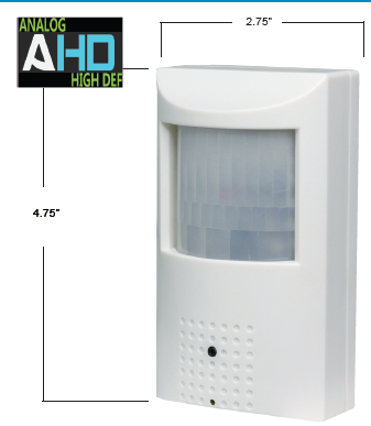Hybrid A-HD & Analog Motion Detector Camera