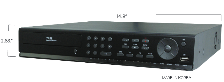 16 Channel 1080P Security DVR