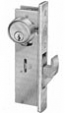 Adams Rite Mortise Cylinder Hookbolt with Plain Faceplate