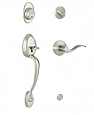 Schlage Plymouth Handleset with Accent Knob