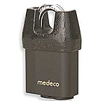 Medeco M3 Shrouded Padlock-7/16in Shackle-KIK Cylinder